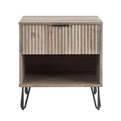 Nightstand in Rustic Gray