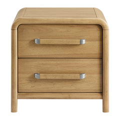 2-Drawer Nightstand with USB
