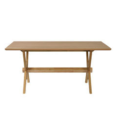 63" Double V Dining Table