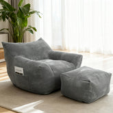 Bean Bag Chair for Adults, Oversized Comfy Beanbag Living Room Lazy Sofa for Bedroom & Dorm