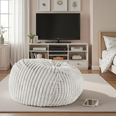 40 inch Minky Dove Grey Memory Foam Lounger