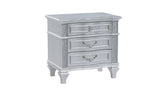 Mystic Contemporary Style Nightstand made with wood in Silver (INCLUDES ONLY NIGHTSTAND) same as G150109162 ( NJ inventory)