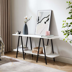 Console Table in White