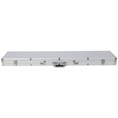 Aluminum New Framed Locking Gun Pistol HandGun Lock Box Hard Storage Carry Case silver