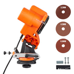 Electric Chainsaw Sharpener 140W 5700RPM Fit 0.25" to 0.404" Pitch Chains