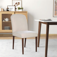 Capri Beige Fabric Dining Chair (Set Of 2)