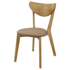 Carson Light Walnut Wood Dining Side Chair (Set of 2)
