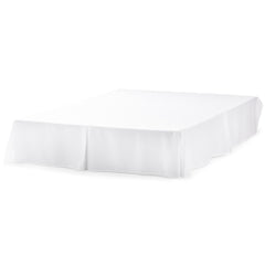 Linenspa 80gsm microfiber bedskirt, Cal King, White