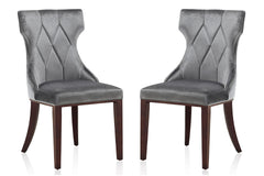 Dining Chair - Set of 2 in Gray
