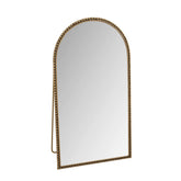 Iron Arch Retro Full Length Mirror With Supporting Feet, For Living Room, Bedroom (Gold)