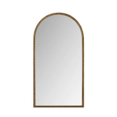 Iron Arch Retro Full Length Mirror With Supporting Feet, For Living Room, Bedroom (Gold)
