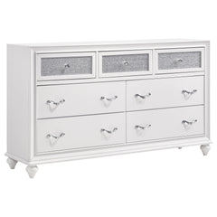 Randall White 7-drawers Dresser