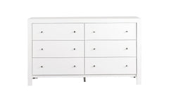 Elegant White Transitional Dresser