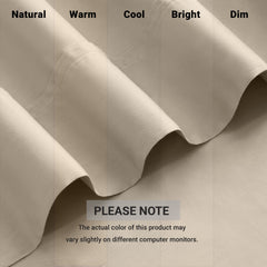 5 Pieces Split King Sateen Sheet Set,Linen