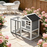Spacious Pet House,Weatherproof Wooden Rabbit Hutch