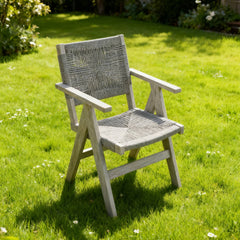 Lounge chair Light Gray color, suitable for all seasons: Outdoor lounge chair, made of sturdy HIPS material, equipped with 304 stainless steel accessories.