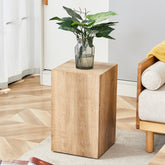 Elevate your living space with this modern MDF coffee table that showcases smooth, light wood color texture patterns. It is characterized by stylish design.12*12*19.6,W1151P188001