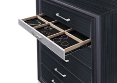 Naima Black Finish Chest