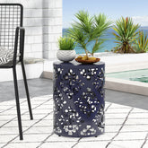 Outdoor Metal end Table -Large