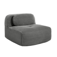 Hamlet LSF&RSF Corner Sofa W/Pillows Corduroy- Grey