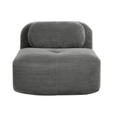 Hamlet LSF&RSF Corner Sofa W/Pillows Corduroy- Grey