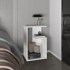Side Table 25" H, 1 Shelf