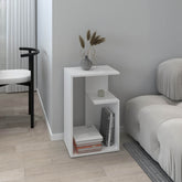 Side Table 25" H, 1 Shelf