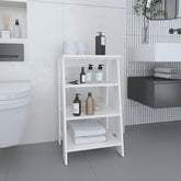 Linen Cabinet 29.7"H, Four Shelves, Vertical, White