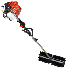 snow sweeper GASOLINE POWERED BROOM SWEEPER,52CC 2 STROKE ,BROOM BRUSH 24x9" EPA