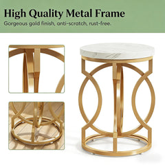 Small Couch Table,Round Bedside Table,End Table