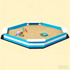 Sandbox,Kids Sandbox with Corner Seats