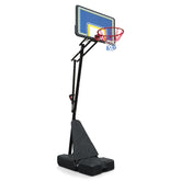 Portable Basketball Hoop for Youth Adults & Professional Match,Adjustable Height 8.04 ft to 10.01 ft,39 inch Backboard with Rebound System, Indoor/Outdoor Basketball Goal with Rebound Board and Wheels