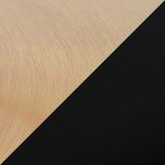 Pebble Contemporary/Glam Adjustable Dining or Bar Table in Gold Metal and Black Wood by LumiSource