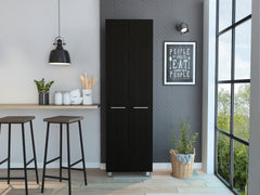 Pantry Cabinet Phoenix, Kitchen, Black