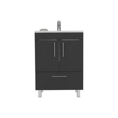 Single Bathroom Vanity Mayorca, Bathroom, Black