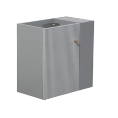 21.6" Wall-mounted Vanity Base Only, Open Shelf on the Right, Matt Grey GF-25V06-21MGR - W1573P446790