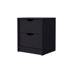 Dillon 2 Drawers Nightstand, Bedside Table with Storage