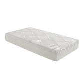 10-inch Twin Size Bed Mattress Gel-Infused Memory Foam Mattress, Firm, White, Mattress in a Box