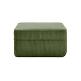 Martha Ottoman Corduroy -Green