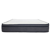 14 in. Full Size Hybrid Mattress, Multi Layer Foam and Pocket Coil Mattress in a Bed