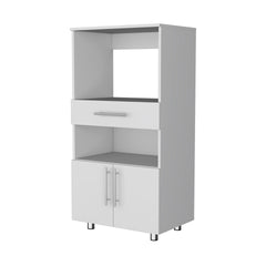 Corsica Pantry Cabinet Microwave Stand, Multi-Function with Drawer