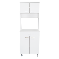 Bay Area Pantry, Two Door Cabinets, One Drawer, Four Adjustable Metal Legs