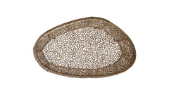 T3601-50 Oval Coffee Table Gold same as G150108425 (NJ inventory)
