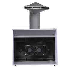 Airbrush Spray Booth, Portable Hobby Airbrush Paint Spray Booth Kit with 4 LED Light, Powerful Dual Exhaust Fans, Turntable and 6 ft Extension Hose, for Painting Models, Arts, Crafts, Cakes
