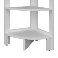 White Corner Shelf with 3 Shelf