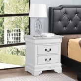 Louis Phillipe Timeless White Traditional Nightstand