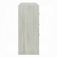 Modern Transitional Beige Finish 1pc Dresser with 8x Storage Drawers Wooden Bedroom Furniture
