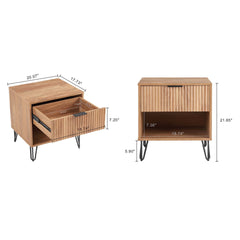 Nightstand in Golden Brown