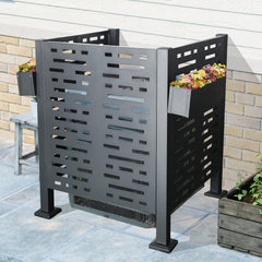 3ftx3ft Air Conditioner Fence for Outdoor Units,Metal Privacy Fence Cover, Perfect to Conceal Air Conditioning Units