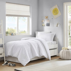 2-Piece Twin/Twin XL Woven Striped Duvet Set